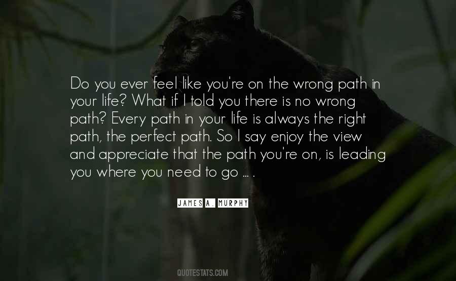 Wrong Path Quotes #1045012