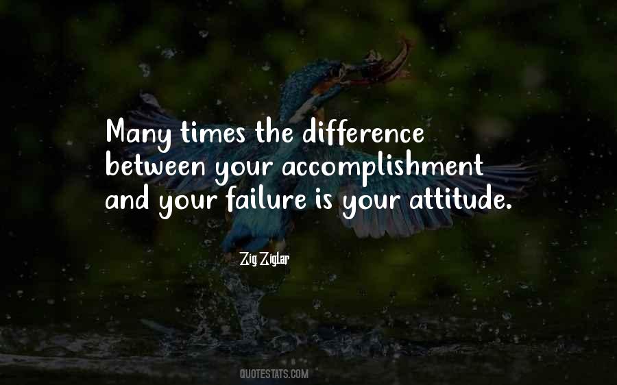 Failure And Attitude Quotes #1020067