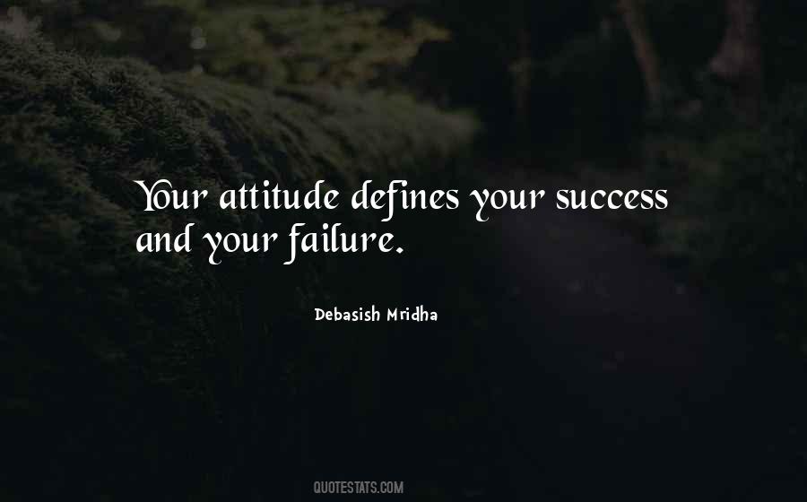 Failure And Attitude Quotes #1177335