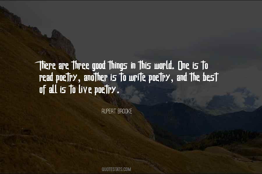 All Is Good In The World Quotes #222050