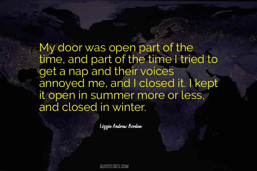 When The Door Is Closed Quotes #254610