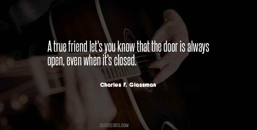 When The Door Is Closed Quotes #65101