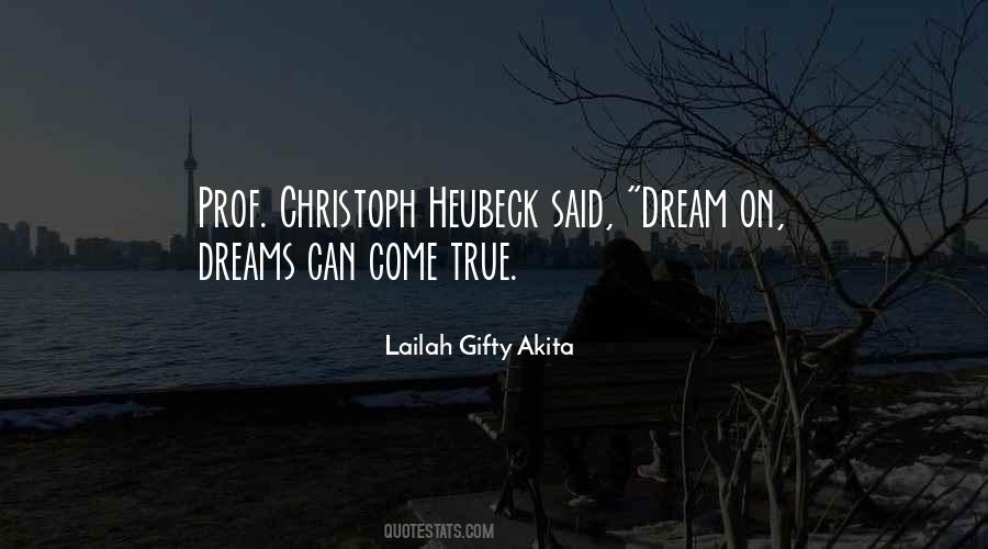 Dream On Quotes #1070061