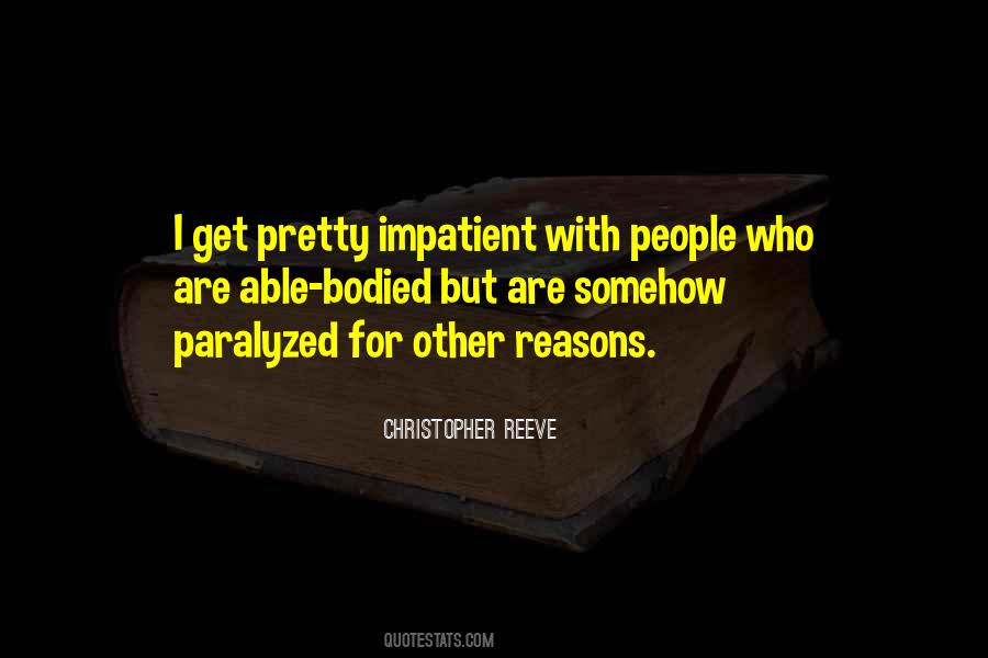 Impatient People Quotes #1161392