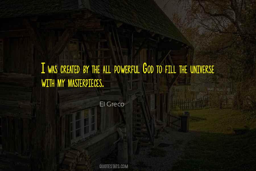 All Powerful God Quotes #135721