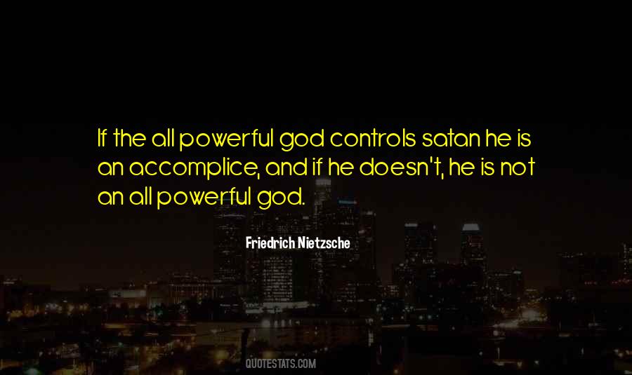 All Powerful God Quotes #166915