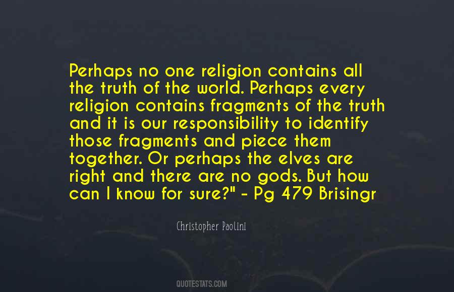 All Religion Is One Quotes #501