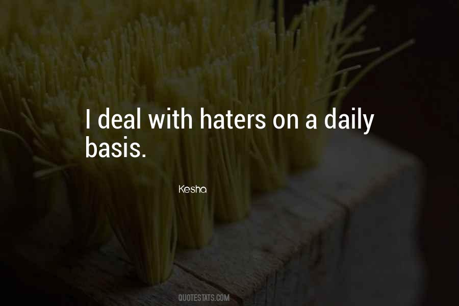 All These Haters Quotes #79012