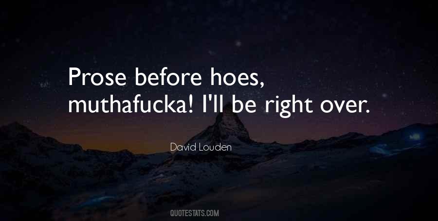 All These Hoes Quotes #1190109