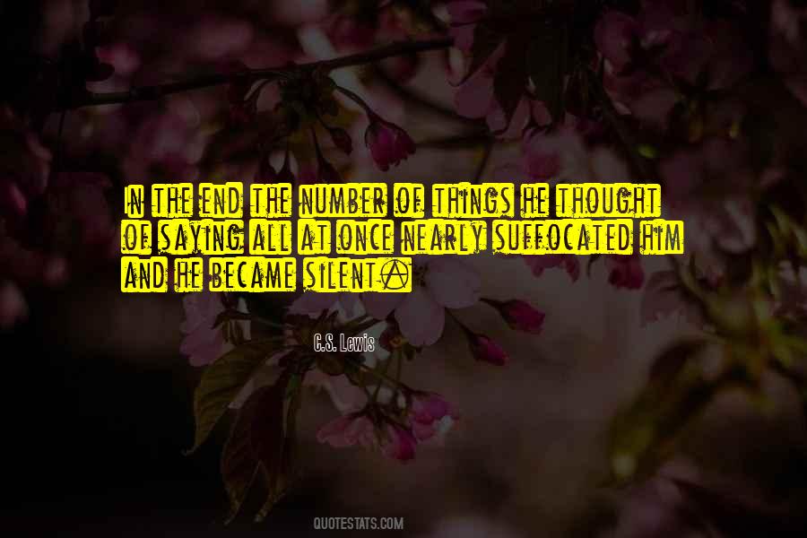 All Things End Quotes #355895