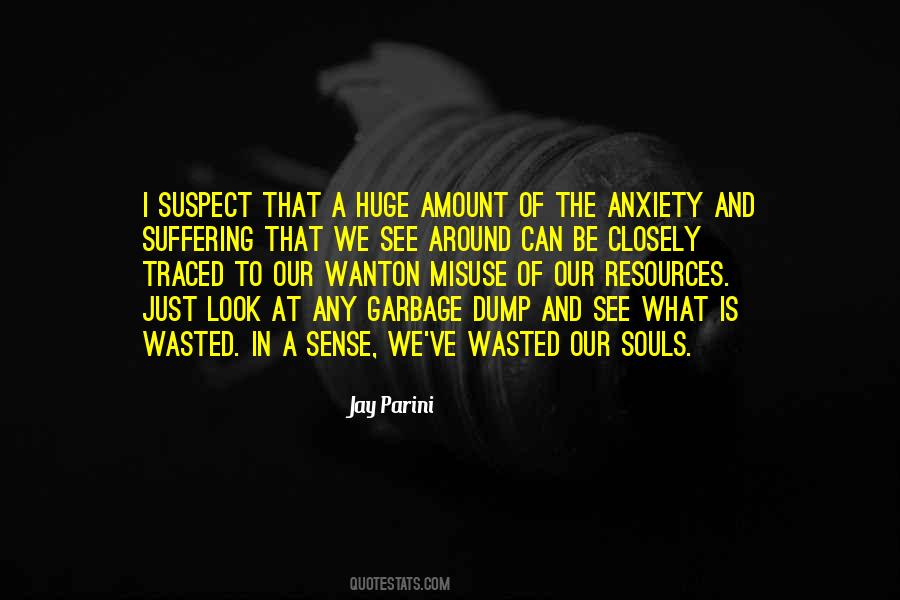 Misuse Of Resources Quotes #1690364
