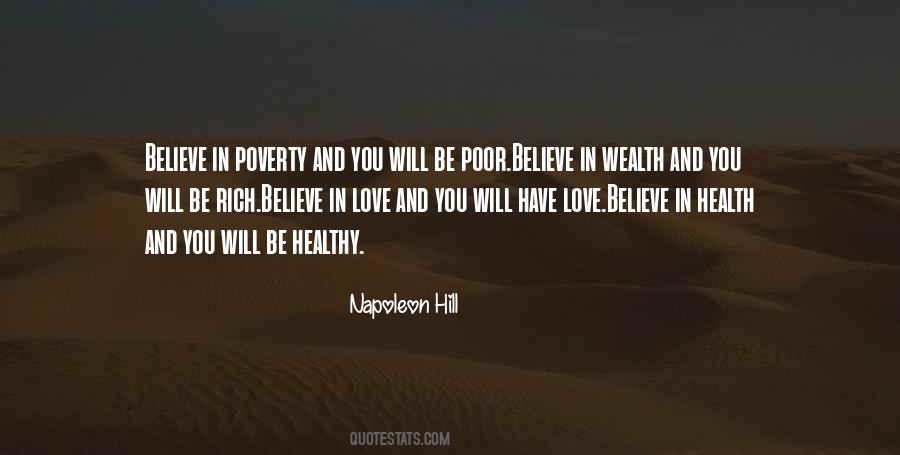Love And Wealth Quotes #373828