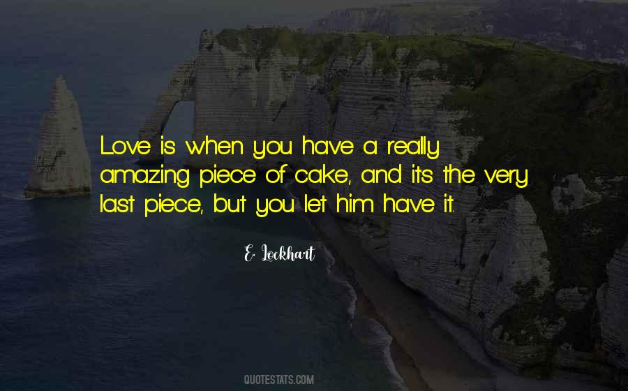 Cake Love Quotes #1061704