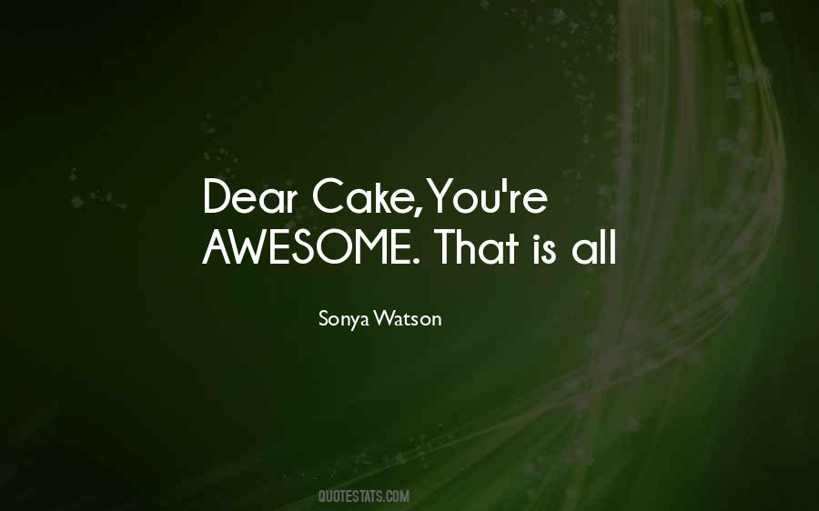 Cake Love Quotes #1274577
