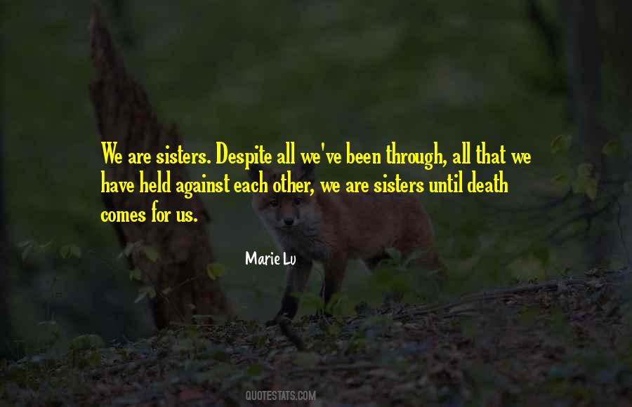 All We Have Been Through Quotes #1427016