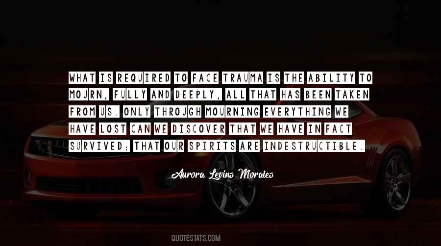 All We Have Been Through Quotes #1815553