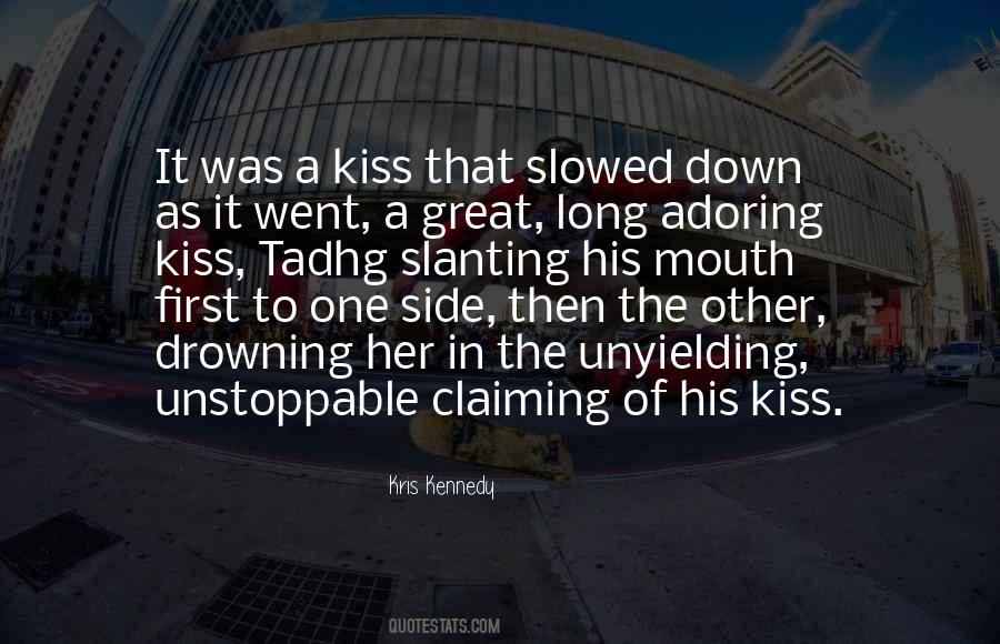 Irish Kiss Quotes #68945