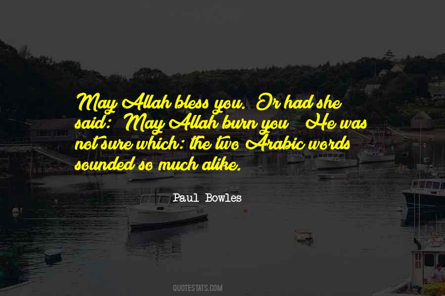 Allah Bless You Quotes #1013355