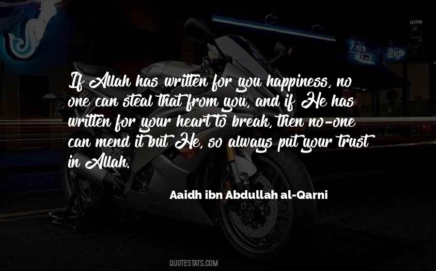 Allah In My Heart Quotes #549641
