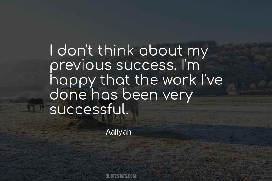 How To Be Happy And Successful Quotes #170145