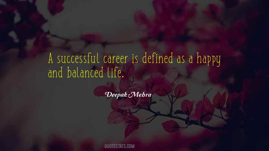 How To Be Happy And Successful Quotes #50730