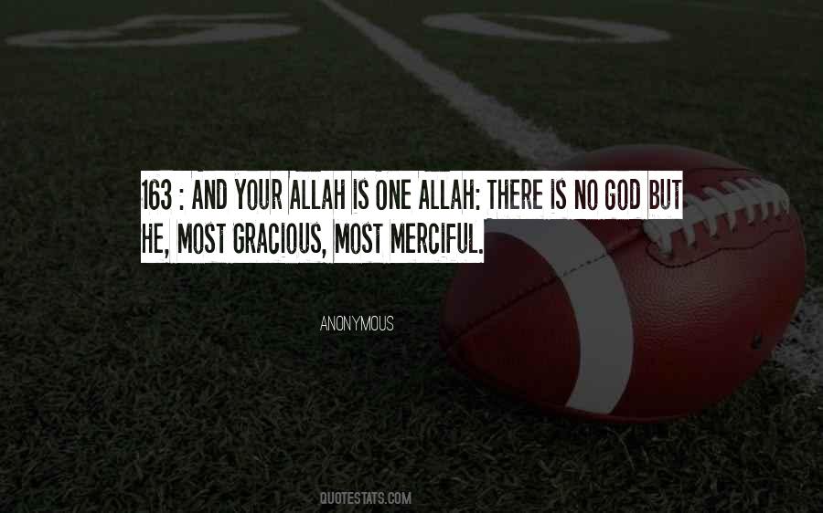 Allah Is The Most Merciful Quotes #1097350