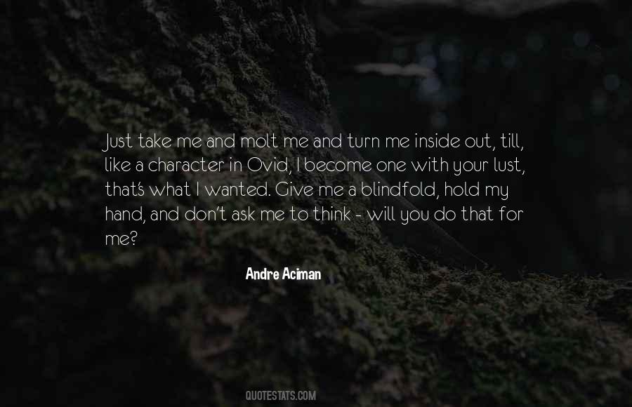 Just Hold Me Quotes #1113159