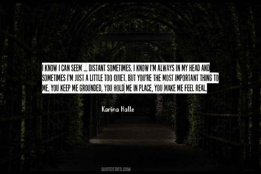 Just Hold Me Quotes #61435