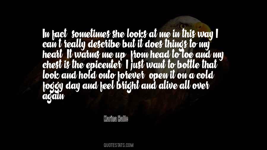 Just Hold Me Quotes #868665