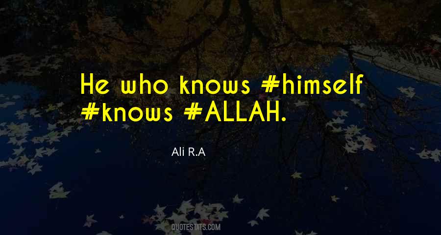 Allah Knows Quotes #1419349