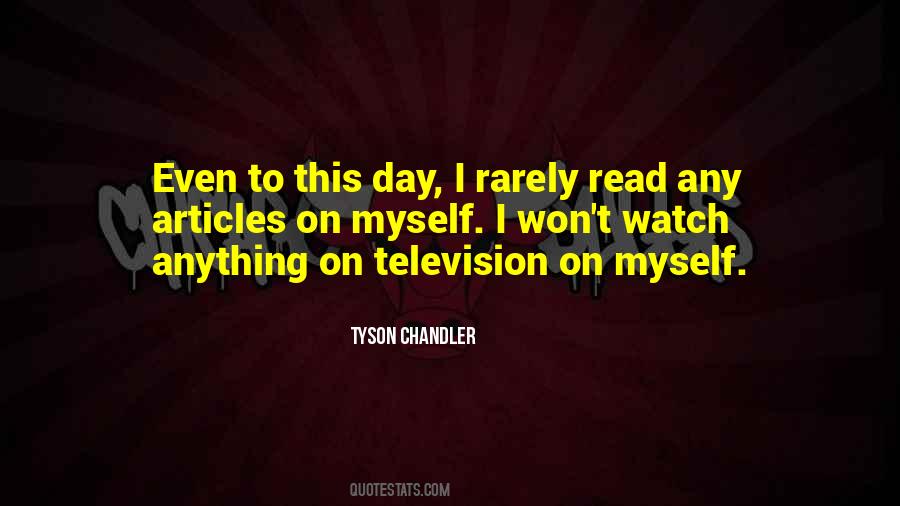 Television Day Quotes #1062276