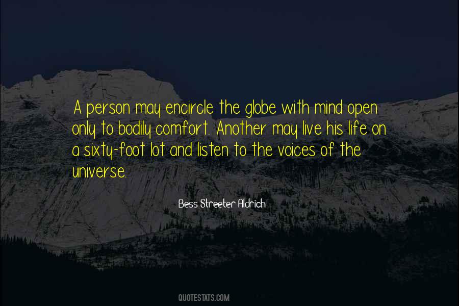 Live With An Open Mind Quotes #1876548
