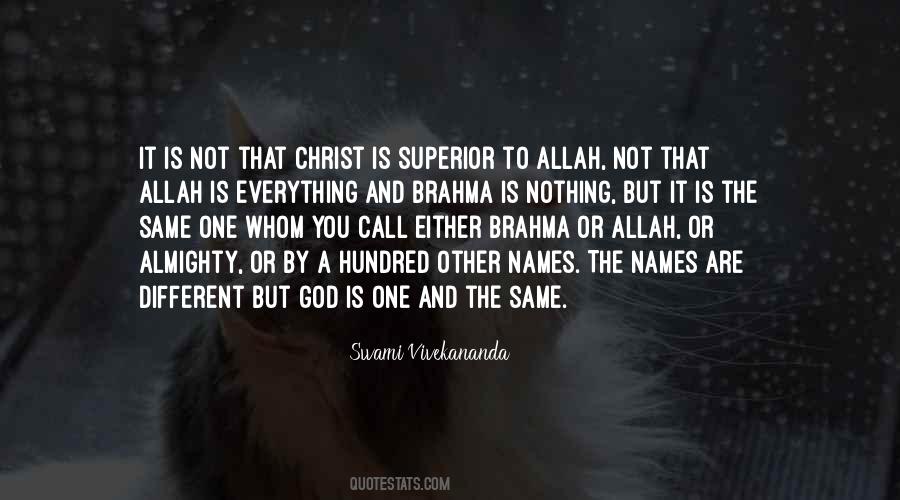 Allah The Only One Quotes #105709