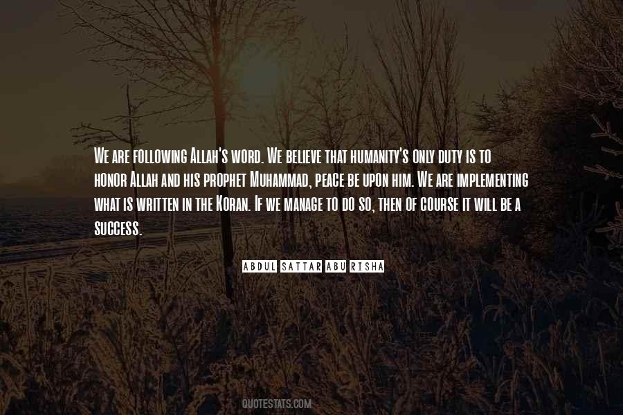 Allah's Quotes #521890