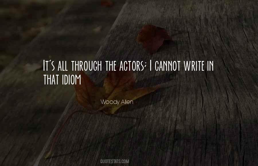 Allen Woody Quotes #70224