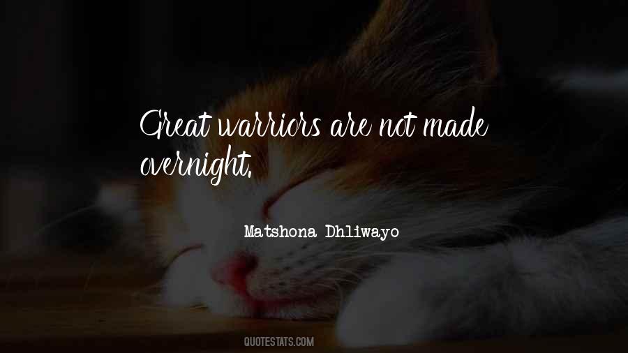 Great Warrior Quotes #1174067