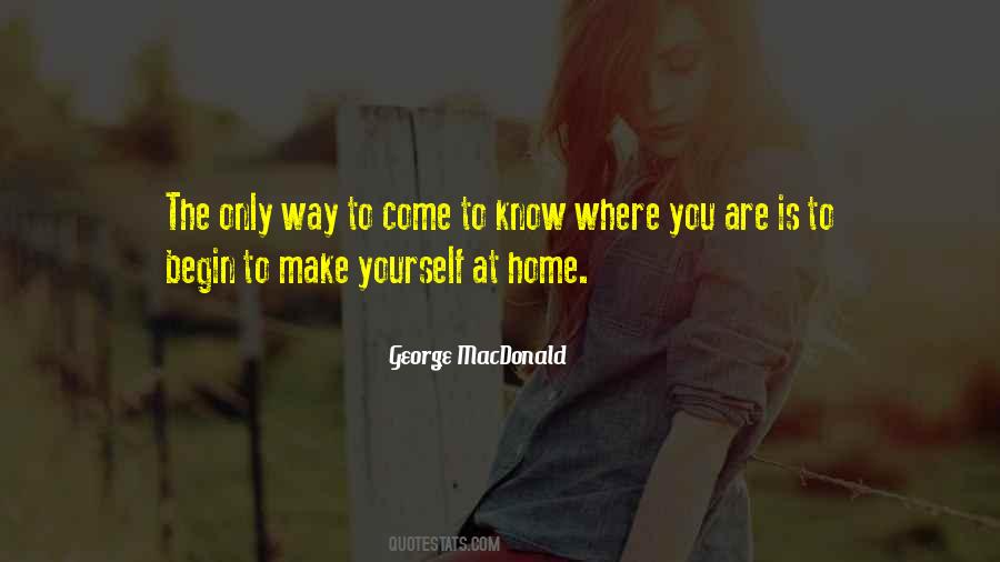 Know Where You Are Quotes #1622408