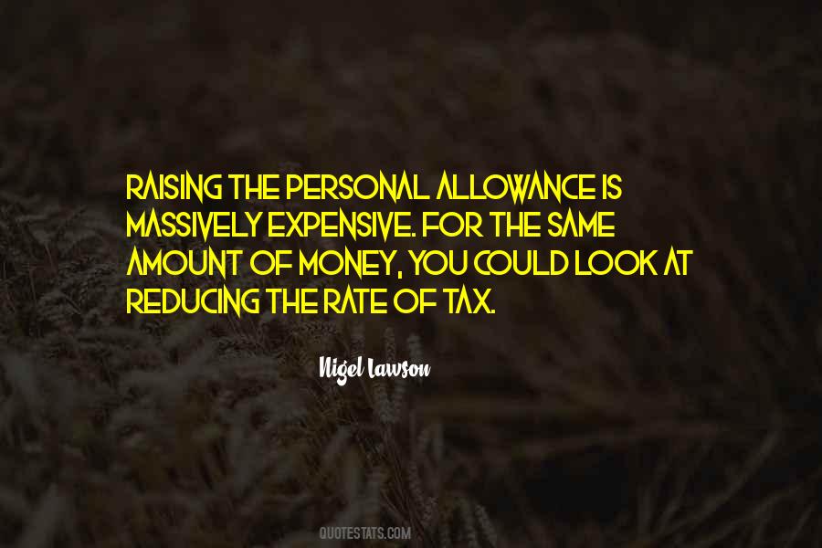 Allowance Quotes #103283