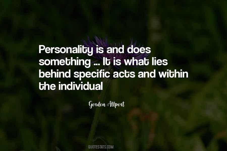 Allport Quotes #1557699