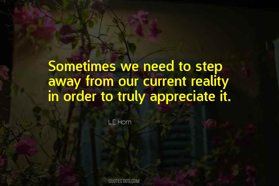 Need To Appreciate Quotes #65137