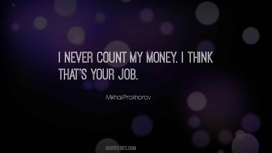 Money Job Quotes #119851