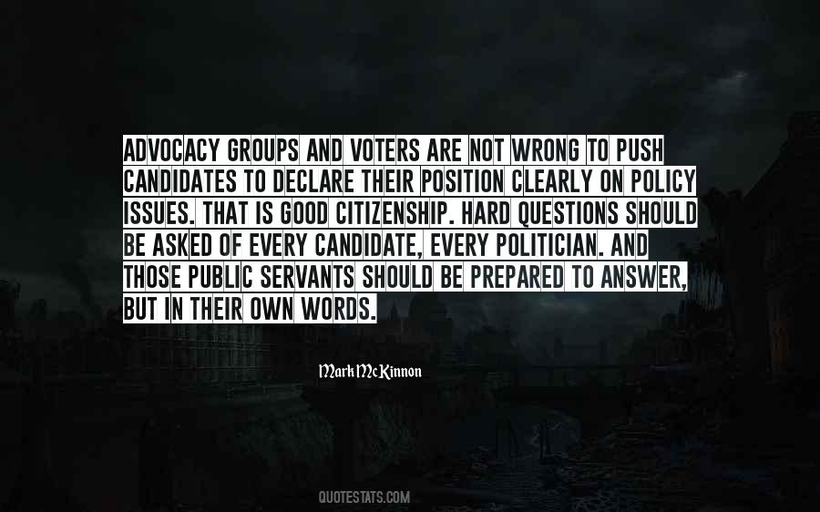 Good Politician Quotes #254398