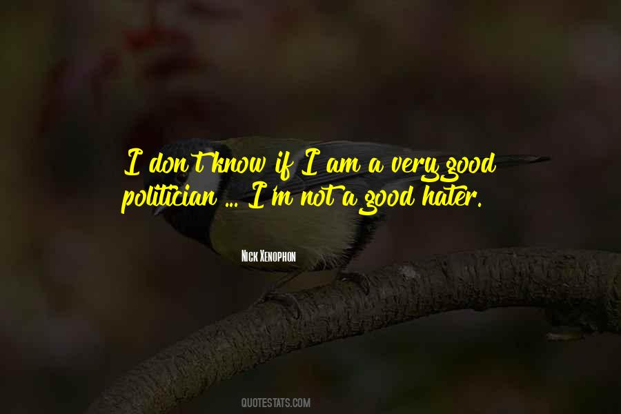 Good Politician Quotes #429117