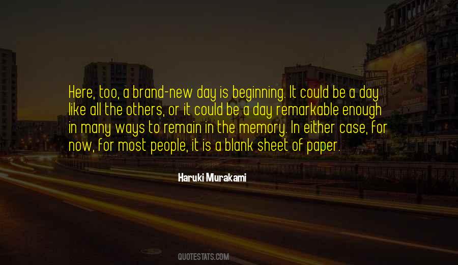 Beginning Of A New Day Quotes #272945
