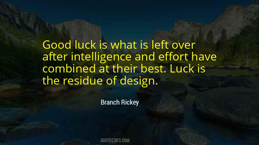 Luck Good Quotes #158868