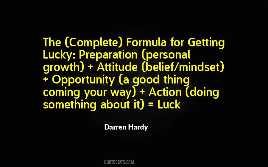 Luck Good Quotes #161858