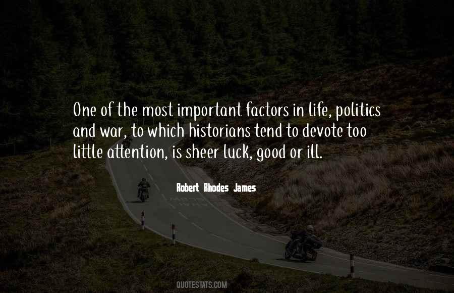Luck Good Quotes #1799167