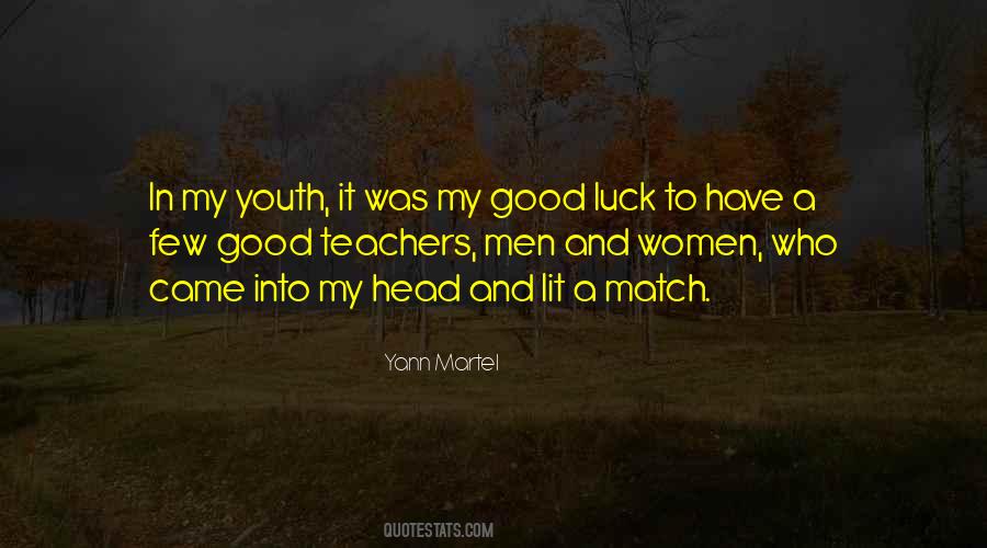 Luck Good Quotes #19274