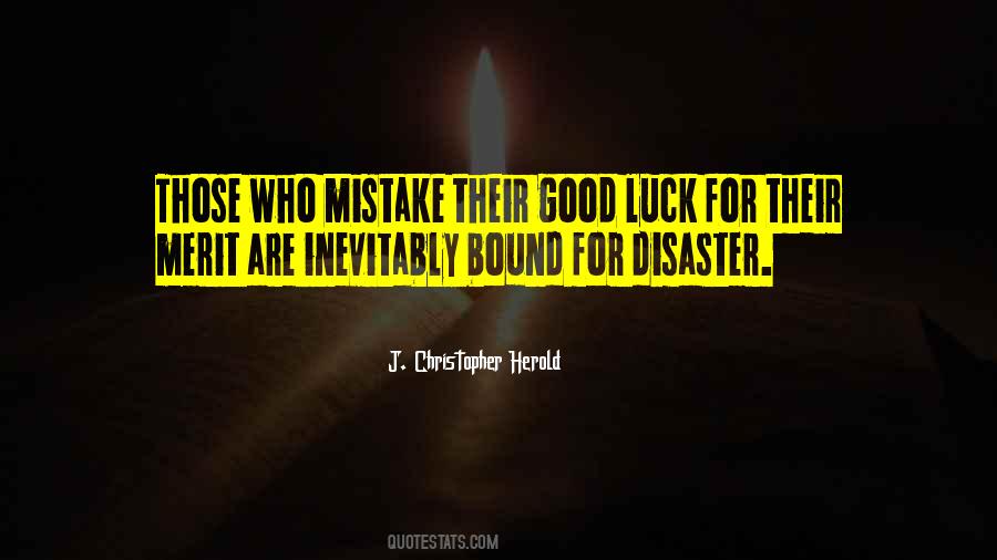 Luck Good Quotes #195812