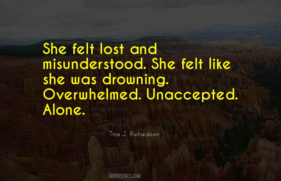 Alone And Lost Quotes #1363415